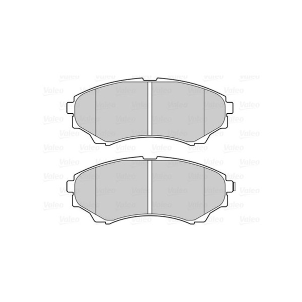 Bromsbeläggsats, Framaxel Valeo 601555 VALEO Bromsbeläggsats, Framaxel Valeo 601555 VALEO