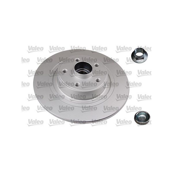 Bromsskiva Solid, Bakaxel Valeo Coated 675400 VALEO Bromsskiva Solid, Bakaxel Valeo Coated 675400 VALEO