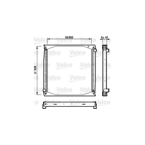 Kylare, motorkylning Valeo 730260 VALEO