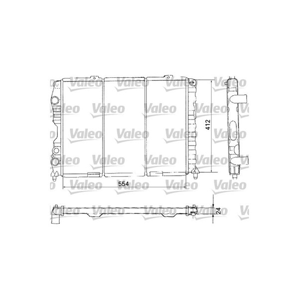 Kylare, motorkylning Valeo 731283 VALEO