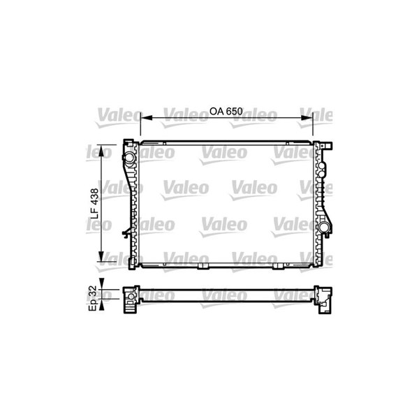 Kylare, motorkylning Valeo 731766 VALEO