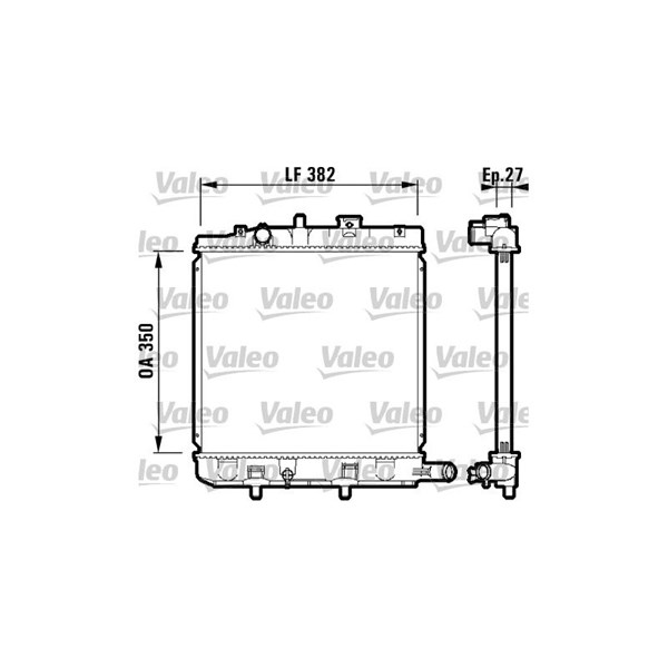 Kylare, motorkylning Valeo 732726 VALEO