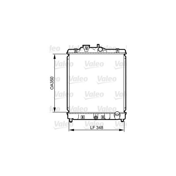 Kylare, motorkylning Valeo 734117 VALEO
