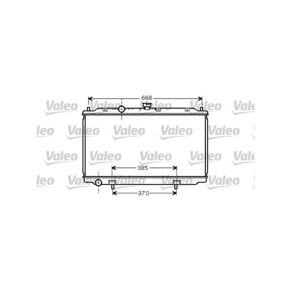 Kylare, motorkylning Valeo 734737 VALEO