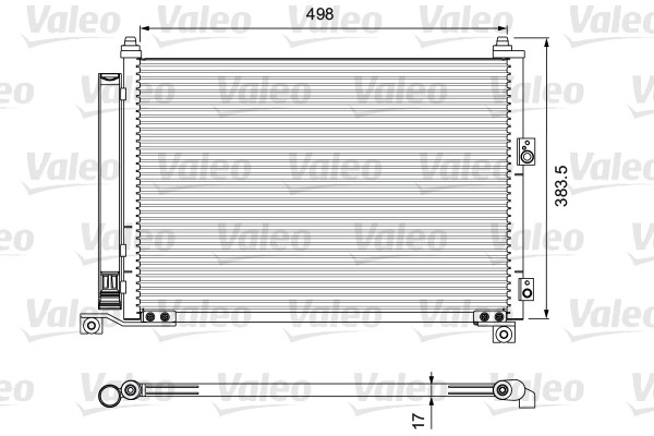 Kondensor, klimatanläggning Valeo 814403 VALEO