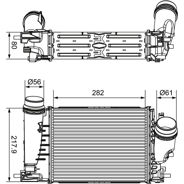 Intercooler Valeo 817175 VALEO