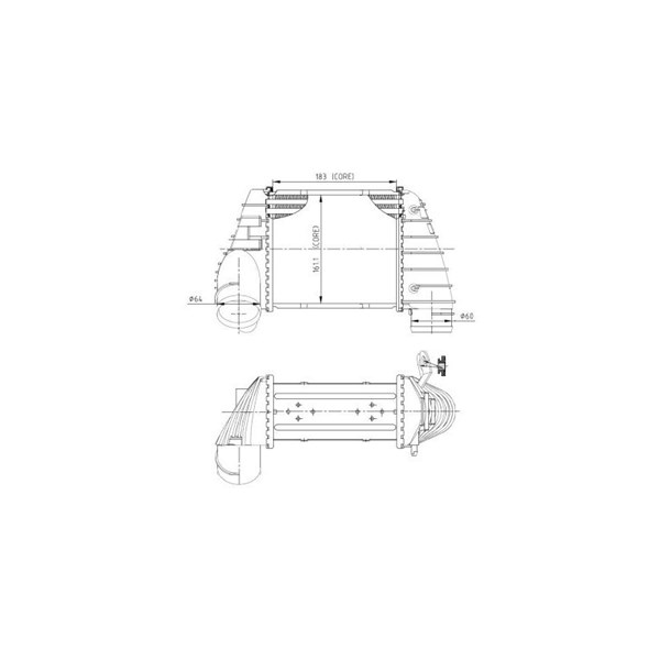 Intercooler Nrf 309040 NRF