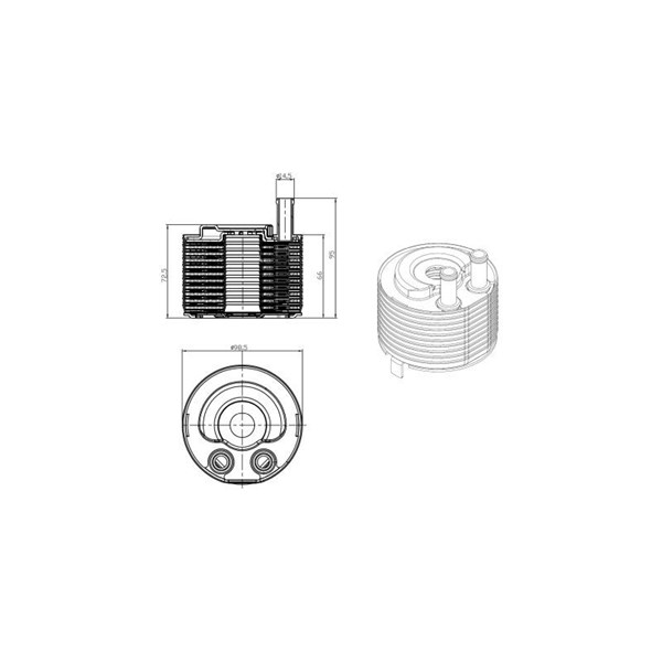Oljekylare, motor Nrf Easy fit 31819 NRF Oljekylare, motor Nrf Easy fit 31819 NRF