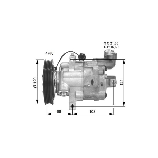 Kompressor, klimatanläggning Nrf 32461G NRF