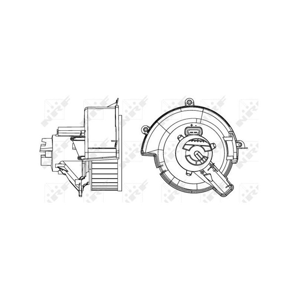 Kupéfläkt 12V Nrf 34160 NRF