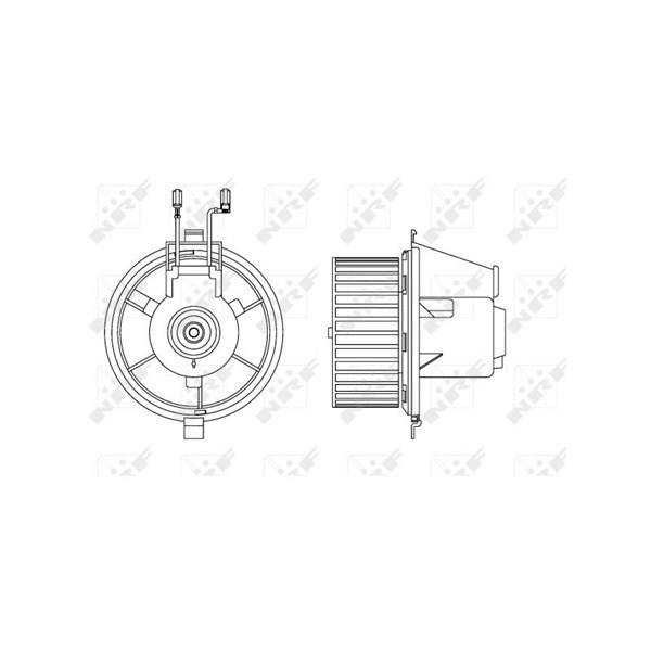 Kupéfläkt 12V Nrf 34165 NRF Kupéfläkt 12V Nrf 34165 NRF