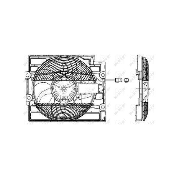 Fläkt, kylare 12V Nrf 47211 NRF