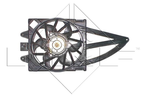 Fläkt, kylare 12V Nrf 47240 NRF
