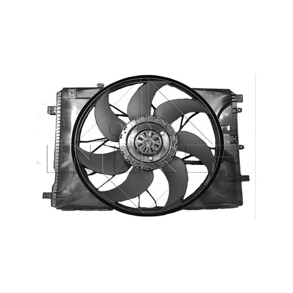 Fläkt, kylare 12V, Framaxel Nrf 47847 NRF