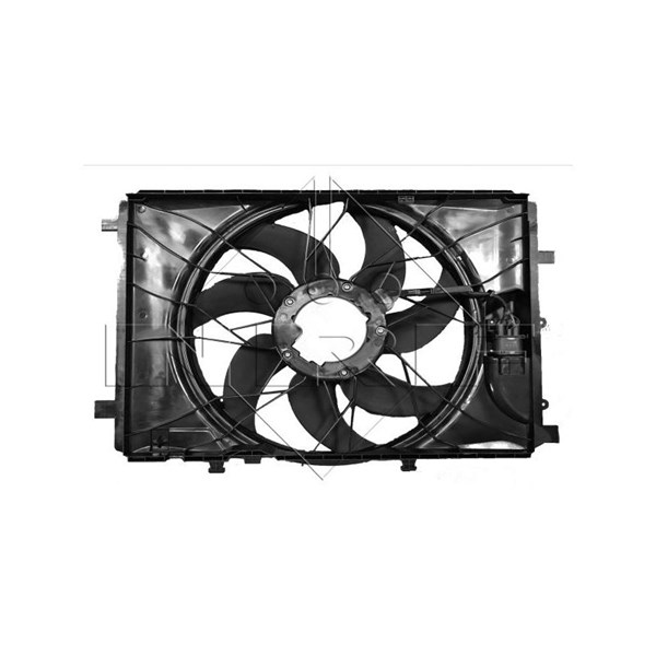 Fläkt, kylare 12V, Framaxel Nrf 47847 NRF