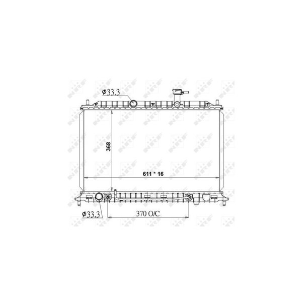 Kylare, motorkylning Nrf 50138 NRF Kylare, motorkylning Nrf 50138 NRF