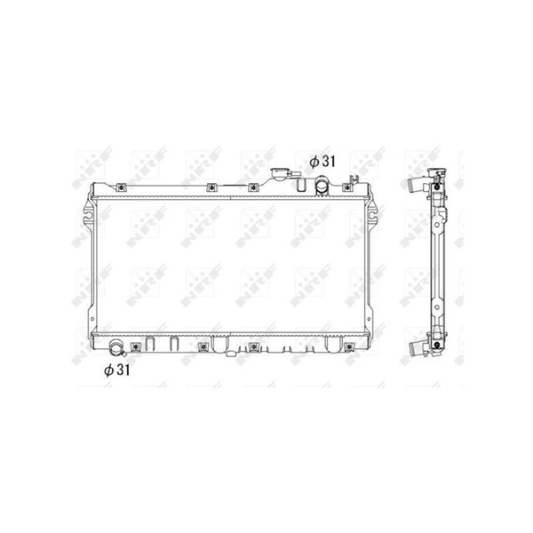 Kylare, motorkylning Nrf 506522 NRF Kylare, motorkylning Nrf 506522 NRF