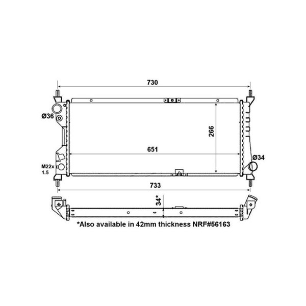 Kylare, motorkylning Nrf Easy fit 507522 NRF Kylare, motorkylning Nrf Easy fit 507522 NRF