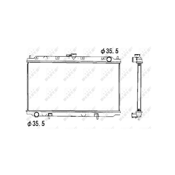 Kylare, motorkylning Nrf Easy fit 52069 NRF Kylare, motorkylning Nrf Easy fit 52069 NRF