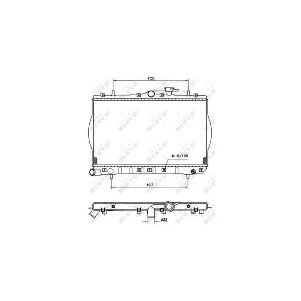 Kylare, motorkylning Nrf Easy fit 53260 NRF Kylare, motorkylning Nrf Easy fit 53260 NRF