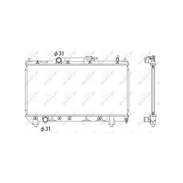 Kylare, motorkylning Nrf 53266 NRF Kylare, motorkylning Nrf 53266 NRF