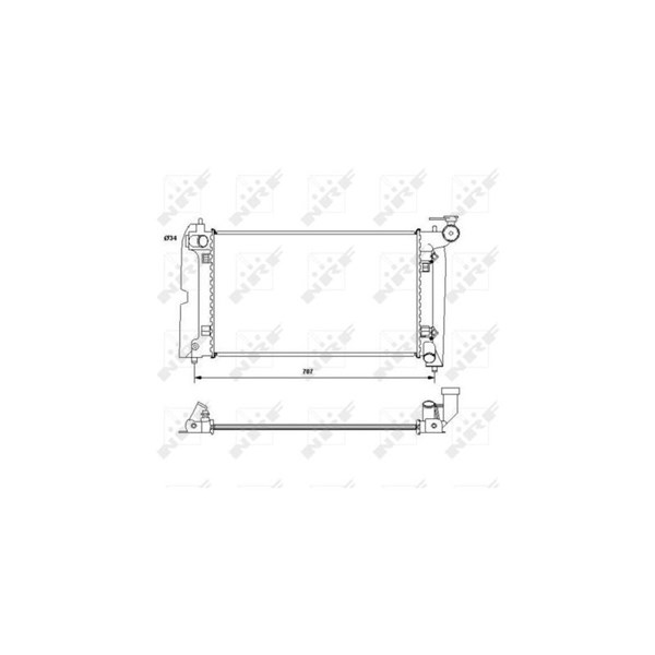 Kylare, motorkylning Nrf Easy fit 53396 NRF Kylare, motorkylning Nrf Easy fit 53396 NRF