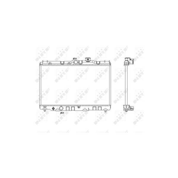 Kylare, motorkylning Nrf 53399 NRF Kylare, motorkylning Nrf 53399 NRF