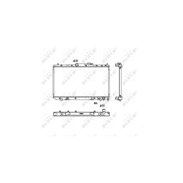 Kylare, motorkylning Nrf Easy fit 53446 NRF Kylare, motorkylning Nrf Easy fit 53446 NRF
