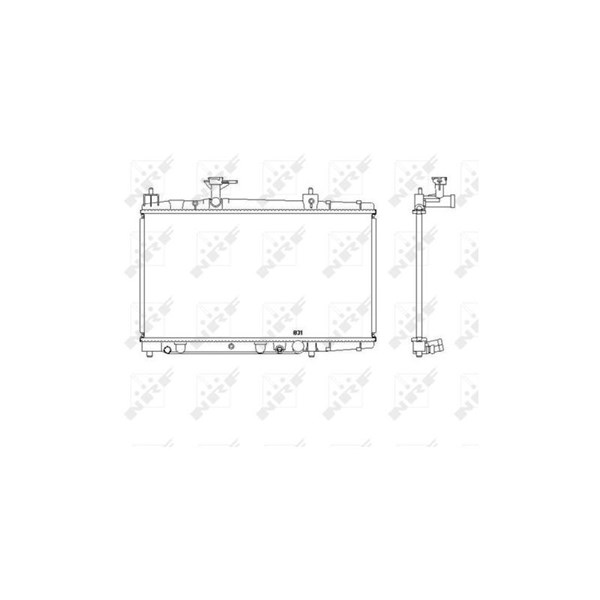Kylare, motorkylning Nrf 53448 NRF Kylare, motorkylning Nrf 53448 NRF