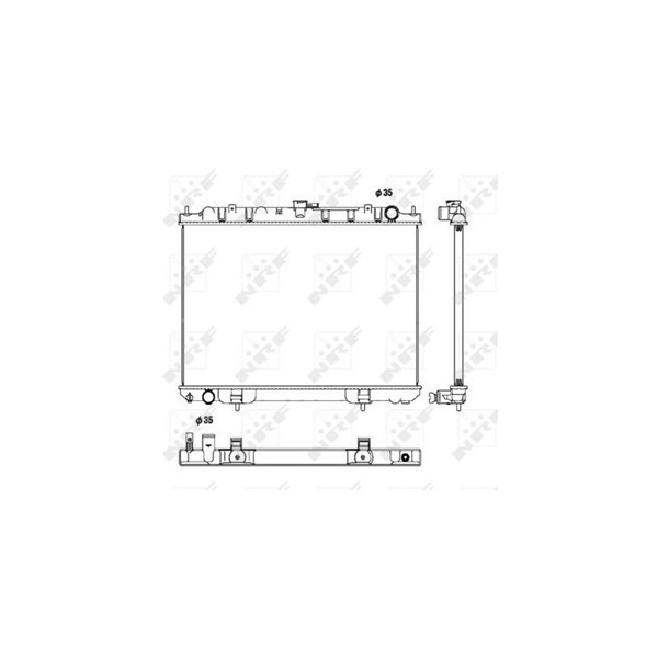 Kylare, motorkylning Nrf 53450 NRF Kylare, motorkylning Nrf 53450 NRF