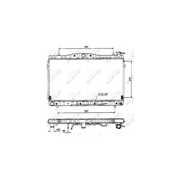Kylare, motorkylning Nrf 53505 NRF Kylare, motorkylning Nrf 53505 NRF