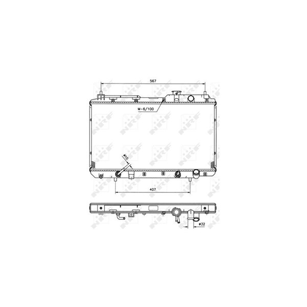 Kylare, motorkylning Nrf Easy fit 53507 NRF Kylare, motorkylning Nrf Easy fit 53507 NRF