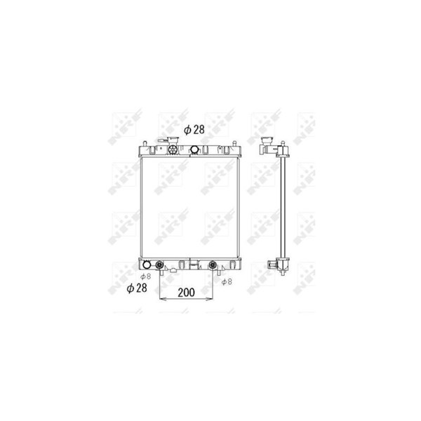 Kylare, motorkylning Nrf 53510 NRF Kylare, motorkylning Nrf 53510 NRF