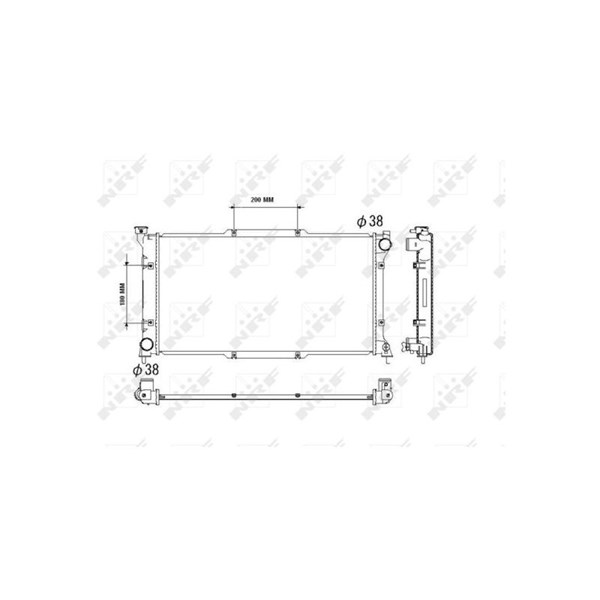 Kylare, motorkylning Nrf 53512 NRF Kylare, motorkylning Nrf 53512 NRF