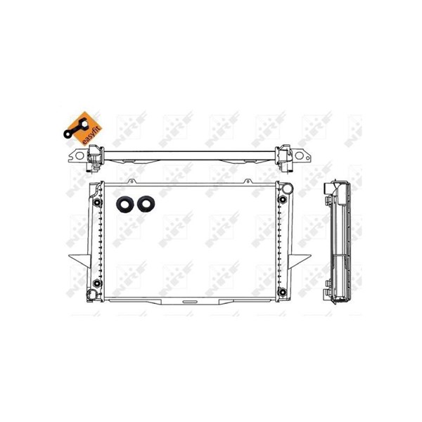 Kylare, motorkylning Nrf Easy fit 539509 NRF Kylare, motorkylning Nrf Easy fit 539509 NRF