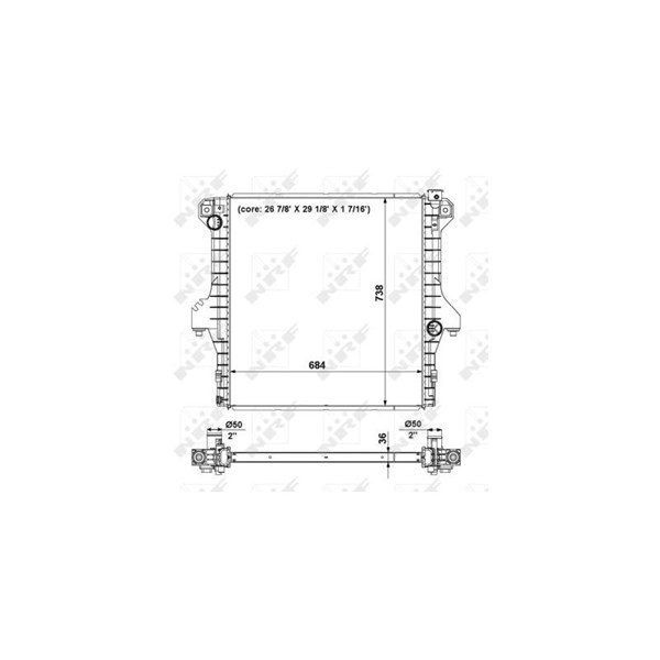 Kylare, motorkylning Nrf Easy fit 56025 NRF Kylare, motorkylning Nrf Easy fit 56025 NRF