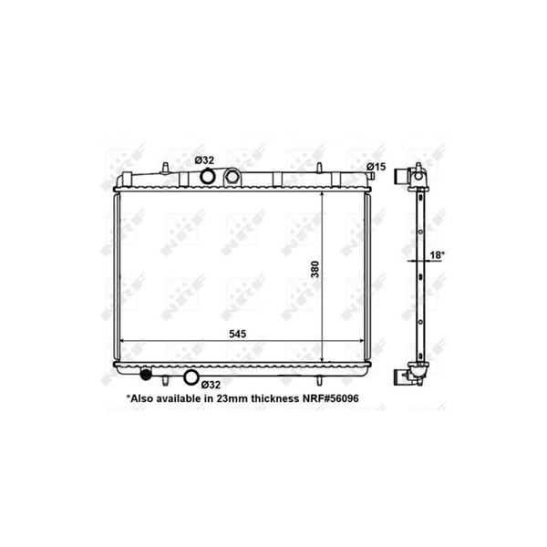 Kylare, motorkylning Nrf Easy fit 56095 NRF