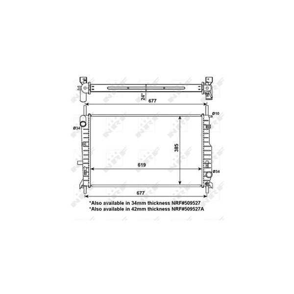 Kylare, motorkylning Nrf Easy fit 56135 NRF Kylare, motorkylning Nrf Easy fit 56135 NRF