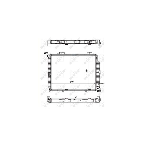 Kylare, motorkylning Nrf Easy fit 56139 NRF Kylare, motorkylning Nrf Easy fit 56139 NRF
