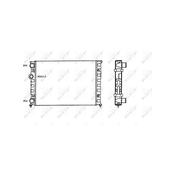 Kylare, motorkylning Nrf 58819 NRF Kylare, motorkylning Nrf 58819 NRF