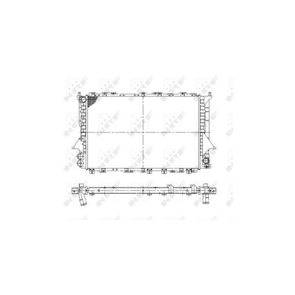 Kylare, motorkylning Nrf 58870 NRF