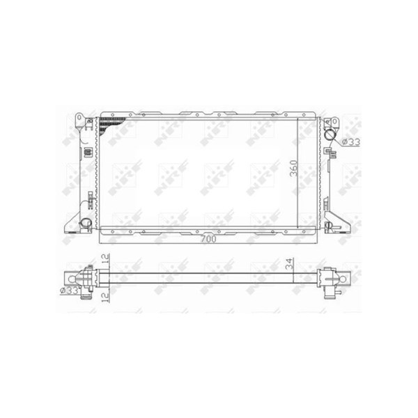 Kylare, motorkylning Nrf 59013 NRF Kylare, motorkylning Nrf 59013 NRF