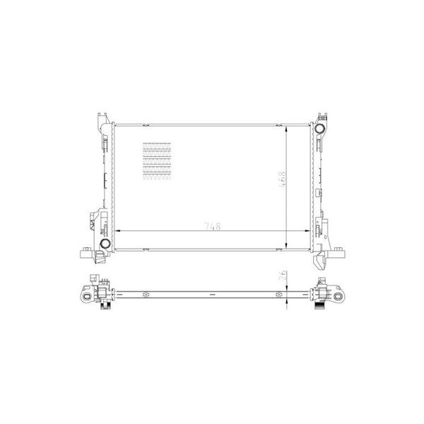 Kylare, motorkylning Nrf 59295 NRF Kylare, motorkylning Nrf 59295 NRF