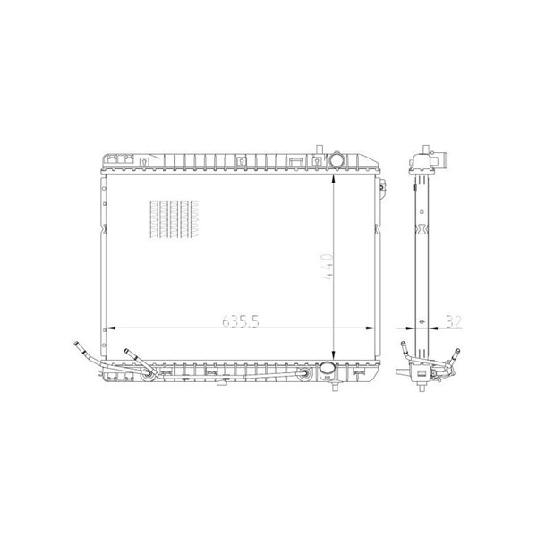 Kylare, motorkylning Nrf 59297 NRF Kylare, motorkylning Nrf 59297 NRF