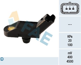 Sensor, insugstryck Fae 15009 FAE