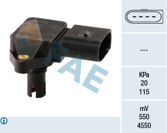 Sensor, insugstryck Fae 15038 FAE