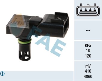 Sensor, insugstryck Fae 15039 FAE