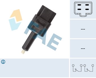 Bromsljuskontakt Fae 24599 FAE