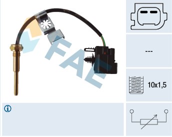 Sensor, kylvätsketemperatur Fae 32427 FAE