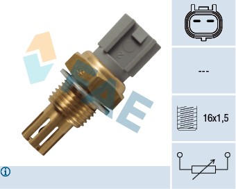 Sensor, insugslufttemperatur Fae 33236 FAE